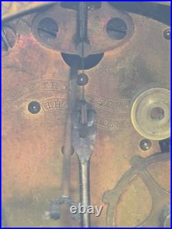 Antique Seth Thomas & Sons Orio Figural Clock 1870s Bronze Sculpture Works