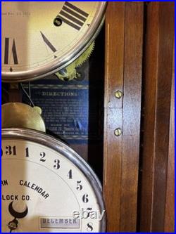 Antique Seth Thomas/Southern Calendar Clock Co- Fashion No. 4 Model