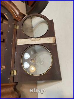 Antique Seth Thomas Southern Clock Co Fashion Double Dial Case Parts
