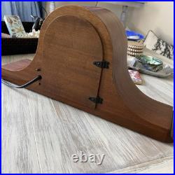 Antique Seth Thomas Tambour Mantel Chiming Clock Case c. 1910s USA Vintage