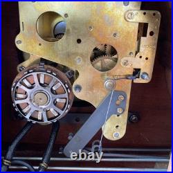 Antique Seth Thomas Tambour Mantel Chiming Clock Case c. 1910s USA Vintage