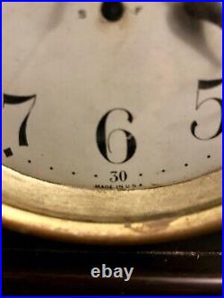 Antique Seth Thomas Tambour Mantel Clock 89AL For Parts/Repair 1910-1920