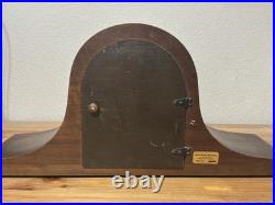 Antique Seth Thomas Tambour Mantel Clock Serviced Runs Chimes Key Wind USA