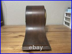 Antique Seth Thomas Tambour Mantel Clock Serviced Runs Chimes Key Wind USA