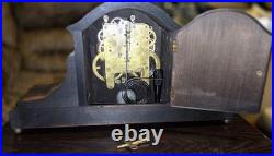 Antique Seth Thomas Tambour Mantel Clock Working & Keeps Time