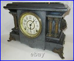 Antique Seth Thomas Texel Adamantine Mantel Clock 8-Day, Time/Strike