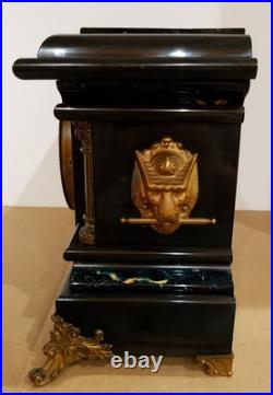 Antique Seth Thomas Texel Adamantine Mantel Clock 8-Day, Time/Strike