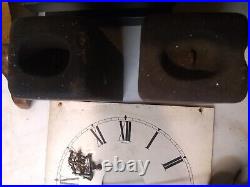 Antique Seth Thomas Triple Decker 2 Weight 8-Day Clock parts Lot