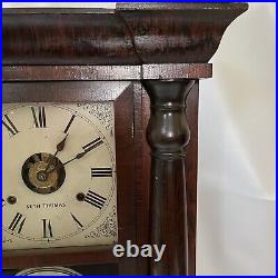 Antique Seth Thomas Triple Decker 2 Weight Chime Clock 8-Day Parts or Repair