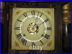 Antique Seth Thomas Triple Decker Weights Driven Clock with Alarm, 8-Day