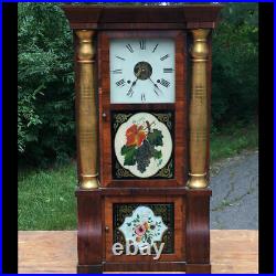 Antique Seth Thomas Tripple Decker Tall Shelf Clock Lyre Weight Driven Movement