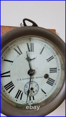 Antique Seth Thomas US Shipping Board Ships Clock
