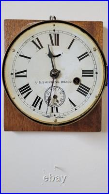Antique Seth Thomas US Shipping Board Ships Clock