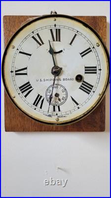Antique Seth Thomas US Shipping Board Ships Clock