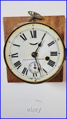 Antique Seth Thomas US Shipping Board Ships Clock