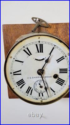 Antique Seth Thomas US Shipping Board Ships Clock