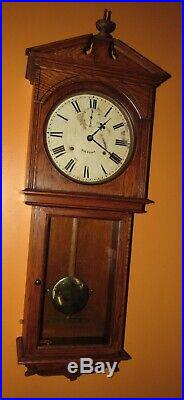 Antique Seth Thomas Umbria Wall Regulator Clock 14-day