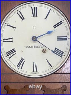 Antique Seth Thomas Victorian Regulator Clock Wall Clock