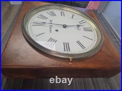 Antique Seth Thomas Wall Clock. (Crack In Glass) 15x15