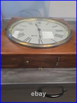 Antique Seth Thomas Wall Clock. (Crack In Glass) 15x15