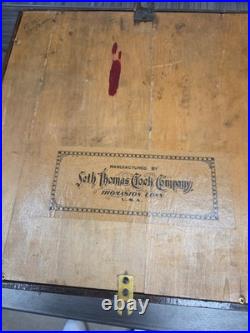 Antique Seth Thomas Wall Clock. (Crack In Glass) 15x15