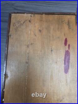 Antique Seth Thomas Wall Clock. (Crack In Glass) 15x15