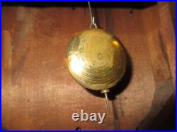 Antique Seth Thomas Wall Clock Rosewood Painted Dial Original Finish Running