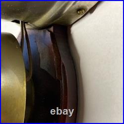 Antique Seth Thomas Wall Clock With Bell For Locomotives