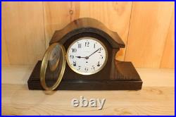 Antique Seth Thomas Walnut Adamantine 8 Day Mantle Clock Early 1900's