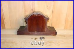 Antique Seth Thomas Walnut Adamantine 8 Day Mantle Clock Early 1900's