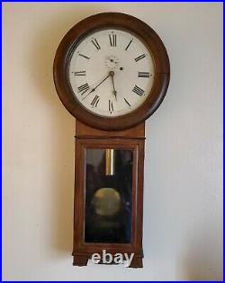 Antique Seth Thomas Weight Driven, No. 2 Regulator Wall Clock
