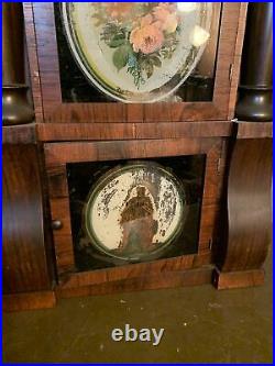 Antique Seth Thomas Weight Triple Decker Mantel Clock