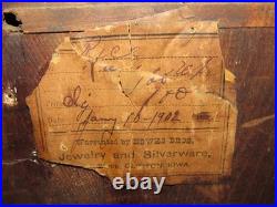 Antique Seth Thomas Weights Driven Clock 8-Day, Time/Strike