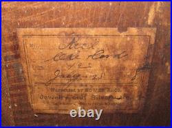 Antique Seth Thomas Weights Driven Clock 8-Day, Time/Strike