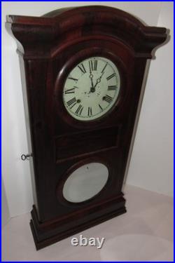 Antique Seth Thomas Weights Driven Clock 8-Day, Time/Strike