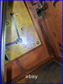 Antique Seth Thomas Westminster Chime Mantel Clock Keywound 8 No. 124 USA