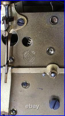 Antique Seth Thomas Westminster Chime Tambour Time/strike Clock Running