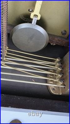 Antique Seth Thomas Westminster Chime Tambour Time/strike Clock Running