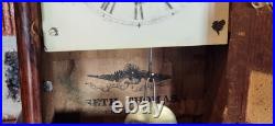 Antique Seth Thomas Wind-Up Mantel Clock Wood Case Vintage USA Antique Seth Thomas Wind-Up Mantel Clock Wood Case Vintage USA