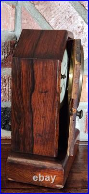 Antique Seth Thomas Wind-Up Mantel Clock Wood Case Vintage USA Antique Seth Thomas Wind-Up Mantel Clock Wood Case Vintage USA
