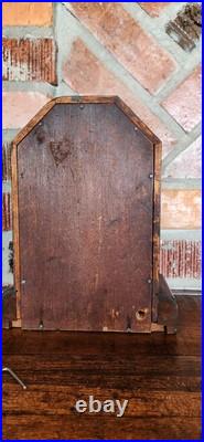 Antique Seth Thomas Wind-Up Mantel Clock Wood Case Vintage USA Antique Seth Thomas Wind-Up Mantel Clock Wood Case Vintage USA