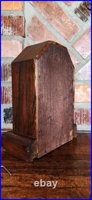 Antique Seth Thomas Wind-Up Mantel Clock Wood Case Vintage USA Antique Seth Thomas Wind-Up Mantel Clock Wood Case Vintage USA