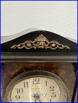 Antique Seth Thomas Wood Mantle Clock