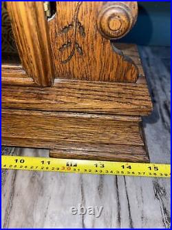 Antique Seth Thomas Wood Mantle Clock No 298A 8 Day Half Hour Strikes Parts Only