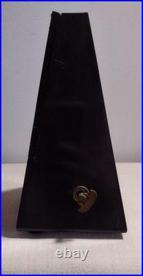 Antique Seth Thomas Wood Wind Up Metronome De Maelzel, Working Condition