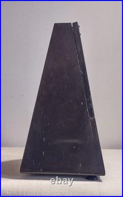 Antique Seth Thomas Wood Wind Up Metronome De Maelzel, Working Condition