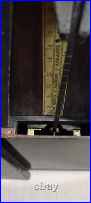 Antique Seth Thomas Wood Wind Up Metronome De Maelzel, Working Condition