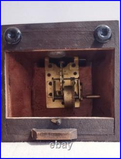 Antique Seth Thomas Wood Wind Up Metronome De Maelzel, Working Condition