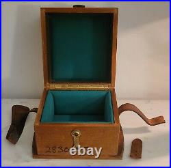Antique Seth Thomas Wooden Outer Box for Ship's Gimbal Clock Chronometer