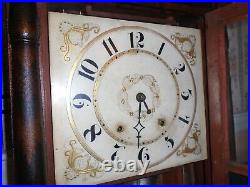 Antique-Seth Thomas-Wooden Works-Shelf Clock-Ca. 1820s-To Restore-#E341